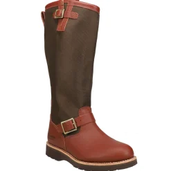 Sunjo Snake Round Toe Pull On Boots