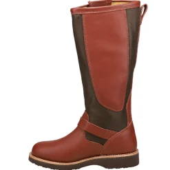 Sunjo Snake Round Toe Pull On Boots