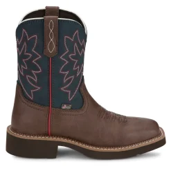 Sunny 8 Inch Wide Square Toe Cowboy Boots