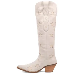 Super Star Fringe Tooled Inlay Snip Toe Cowboy Boots