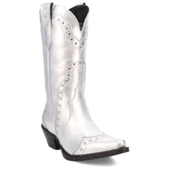 Sweet Treat Metallic Studded Snip Toe Cowboy Boots