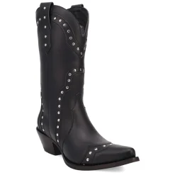 Sweet Treat Metallic Studded Snip Toe Cowboy Boots