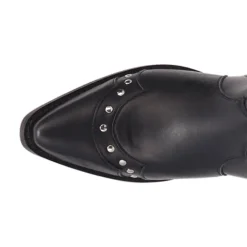 Sweet Treat Metallic Studded Snip Toe Cowboy Boots