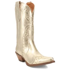 Sweet Treat Metallic Studded Snip Toe Cowboy Boots