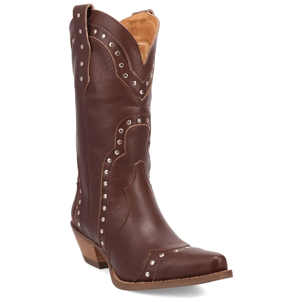 Sweet Treat Studded Snip Toe Cowboy Boots
