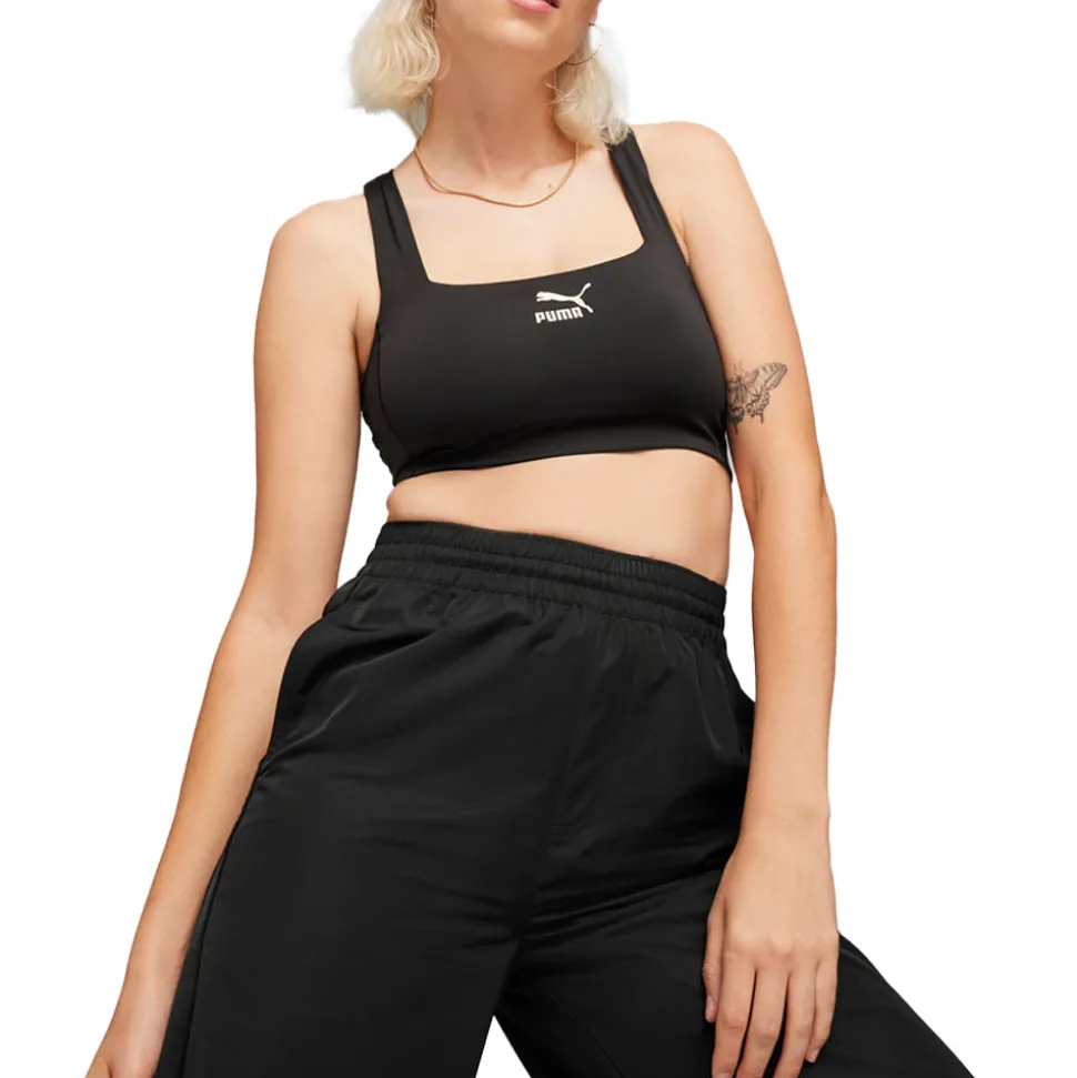T7 Cropped Logo Scoop Neck Tank Top