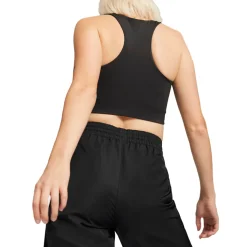 T7 Cropped Logo Scoop Neck Tank Top