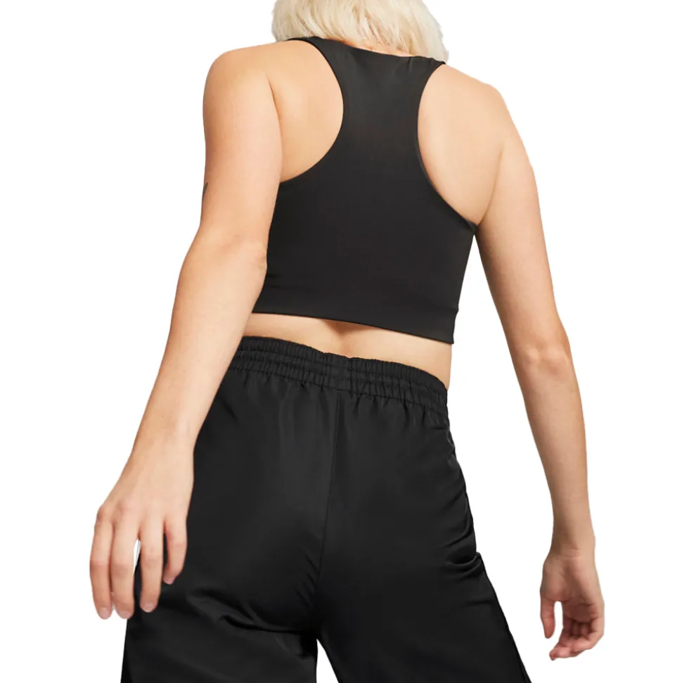T7 Cropped Logo Scoop Neck Tank Top
