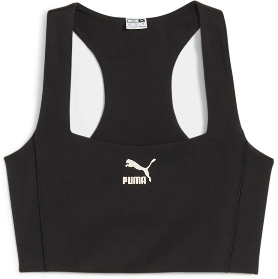 T7 Cropped Logo Scoop Neck Tank Top
