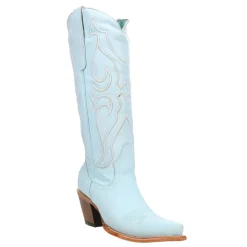 Tall Embroidered Snip Toe Cowboy Boots