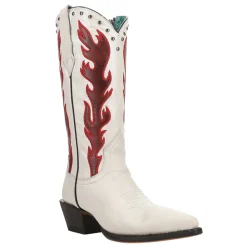 Tall Embroidered Studded Pointed Toe Cowboy Boots