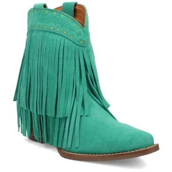 Tapadero Southwest Fringe Snip Toe Cowboy Booties