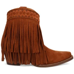 Tapadero Southwest Fringe Snip Toe Cowboy Booties