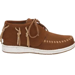 Teepee Fringe Round Toe Moccasin Booties