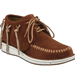 Teepee Fringe Round Toe Moccasin Booties