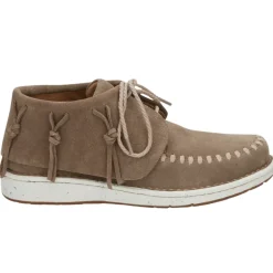 Teepee Fringe Round Toe Moccasin Booties