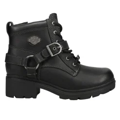 Tegan Round Toe Zippered Motorcycle Boots