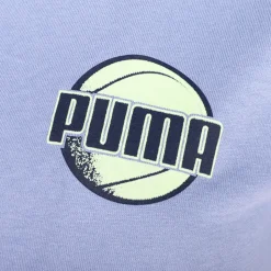 Tennis Court Graphic Crew Neck Short Sleeve T-Shirt