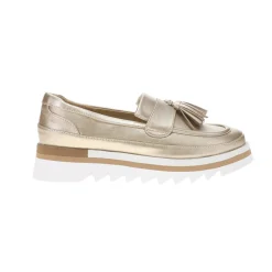 Tess Metallic Lug Sole Platform Loafers