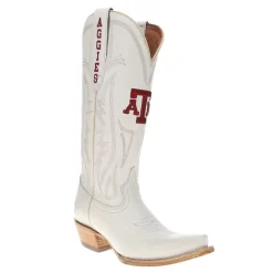 Texas A&M University Gameday Embroidered Snip Toe Cowboy Boots