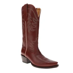 The Annie Embroidered Snip Toe Pull On Cowboy Boots