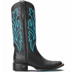The Classic Embroidered Square Toe Cowboy Boots