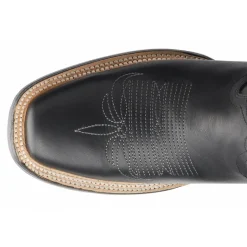 The Classic Embroidered Square Toe Cowboy Boots