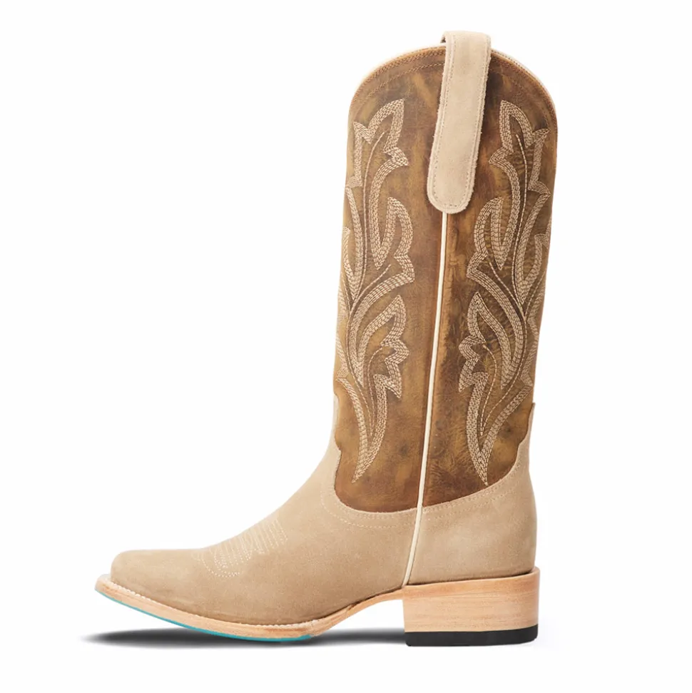 The Classic Embroidered Square Toe Cowboy Boots