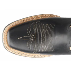 The Classic Embroidered Square Toe Cowboy Boots