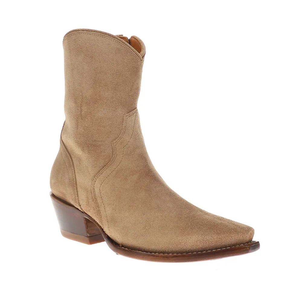 The Dakota Snip Toe Zippered Cowboy Booties
