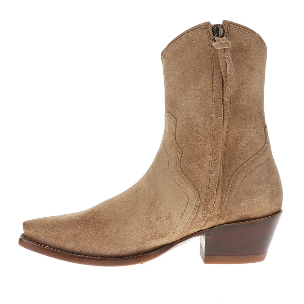 The Dakota Snip Toe Zippered Cowboy Booties