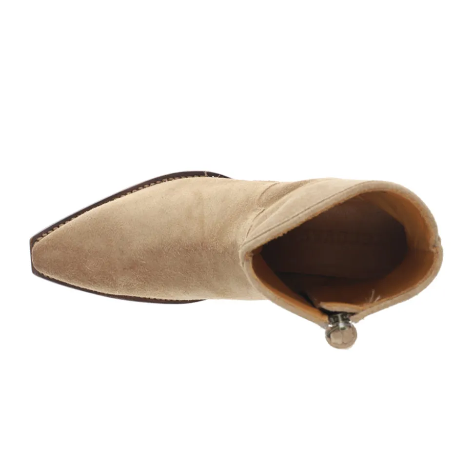 The Dakota Snip Toe Zippered Cowboy Booties