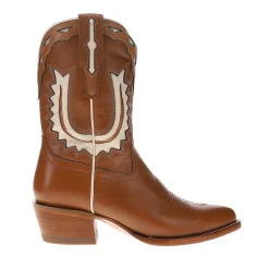 The Jolene Inlay Pointed Toe Cowboy Booties