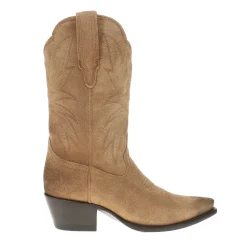 The Sadie Snip Toe Suede Cowboy Boots
