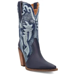 Tipsy Embroidered Pointed Toe Cowboy Booties