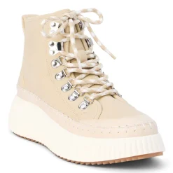 Trek Round Toe Platform Hiking Boots