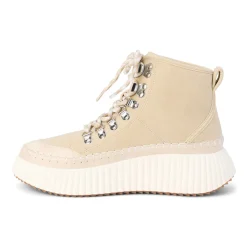 Trek Round Toe Platform Hiking Boots
