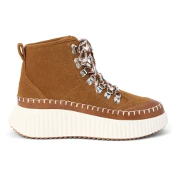Trek Round Toe Platform Hiking Boots