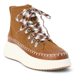 Trek Round Toe Platform Hiking Boots