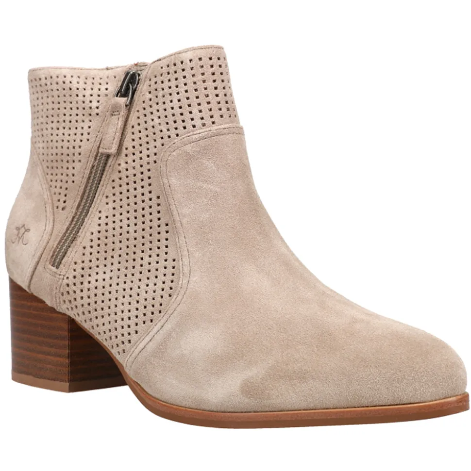 Trista Cut Out Double Zippered Booties