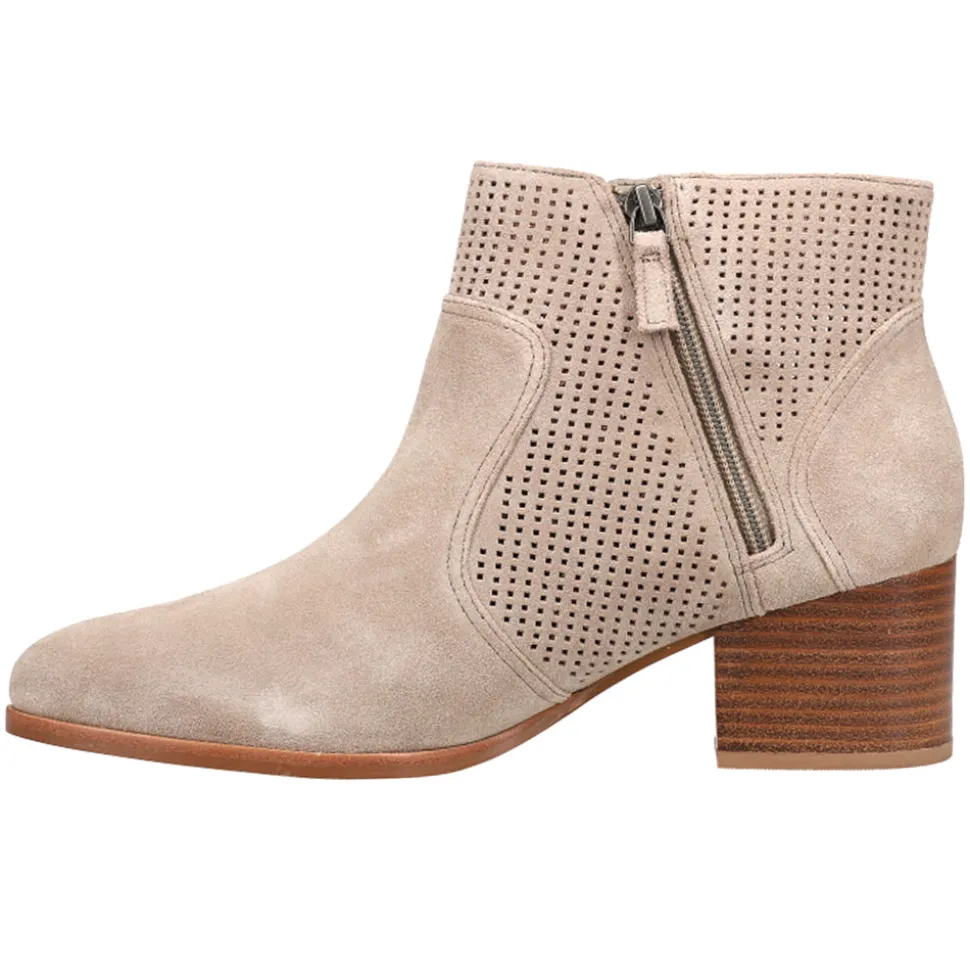 Trista Cut Out Double Zippered Booties