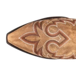 Triton Embroidered Snip Toe Pull On Cowboy Boots