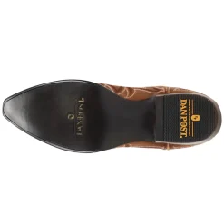 Triton Embroidered Snip Toe Pull On Cowboy Boots
