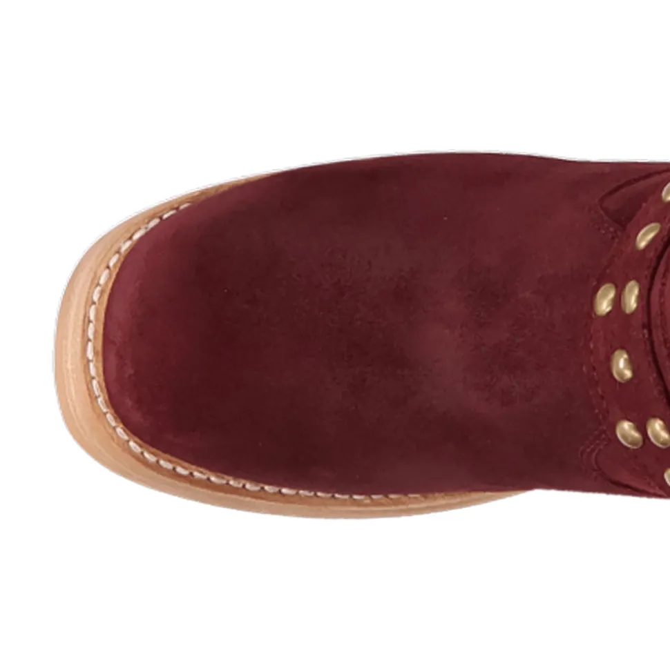 Troubadour Studded Round Toe Pull On Boots