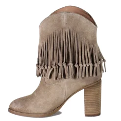 True Sky Western Fringe Round Toe Boots