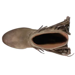 True Sky Western Fringe Round Toe Boots
