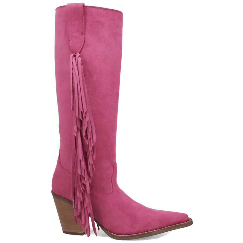 Twister Fringe Snip Toe Cowboy Boots