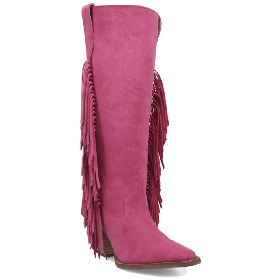 Twister Fringe Snip Toe Cowboy Boots