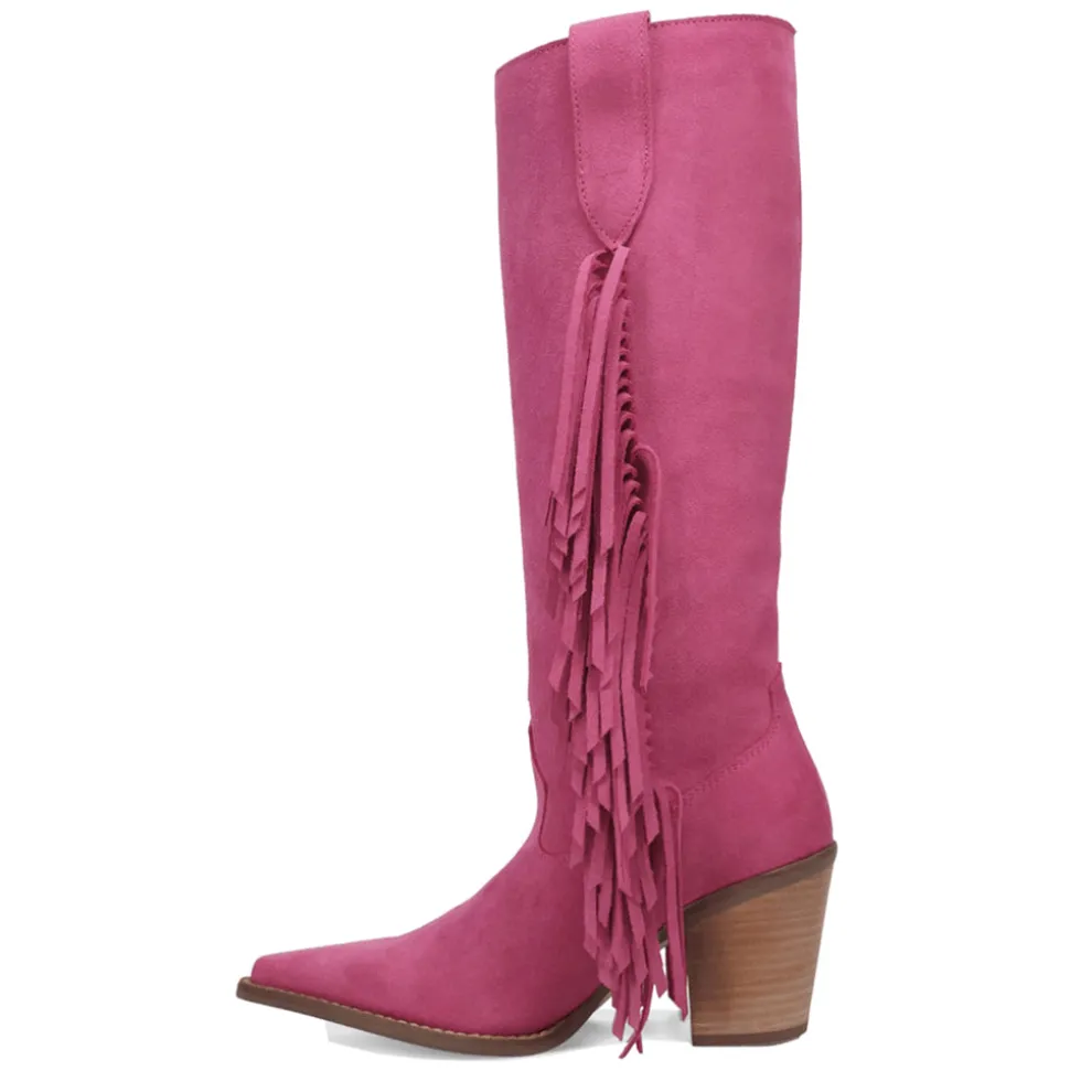 Twister Fringe Snip Toe Cowboy Boots