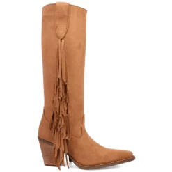 Twister Fringe Snip Toe Pull On Cowboy Boots